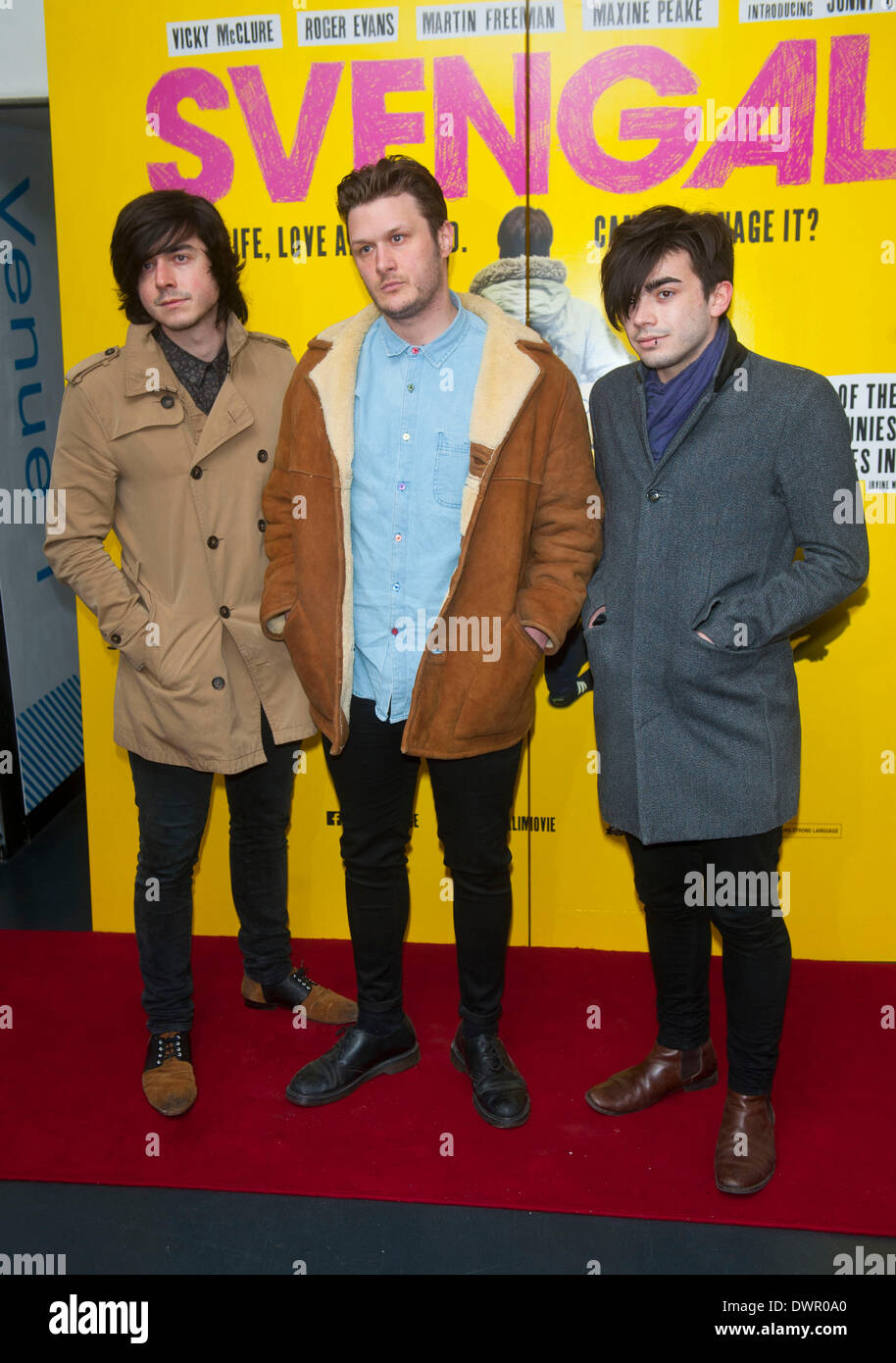 London, UK. 11. März 2014. Dexters an Svengali - VIP Filmvorführung am Rich Mix in Bethnal Green Road, London, UK 11. März 2014 Credit: Brian Jordan/Alamy Live News Stockfoto