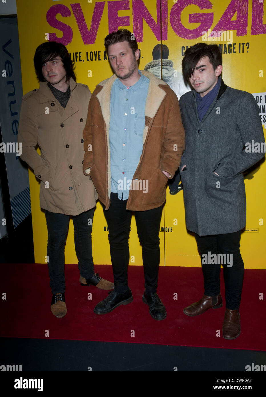 London, UK. 11. März 2014. Dexters an Svengali - VIP Filmvorführung am Rich Mix in Bethnal Green Road, London, UK 11. März 2014 Credit: Brian Jordan/Alamy Live News Stockfoto