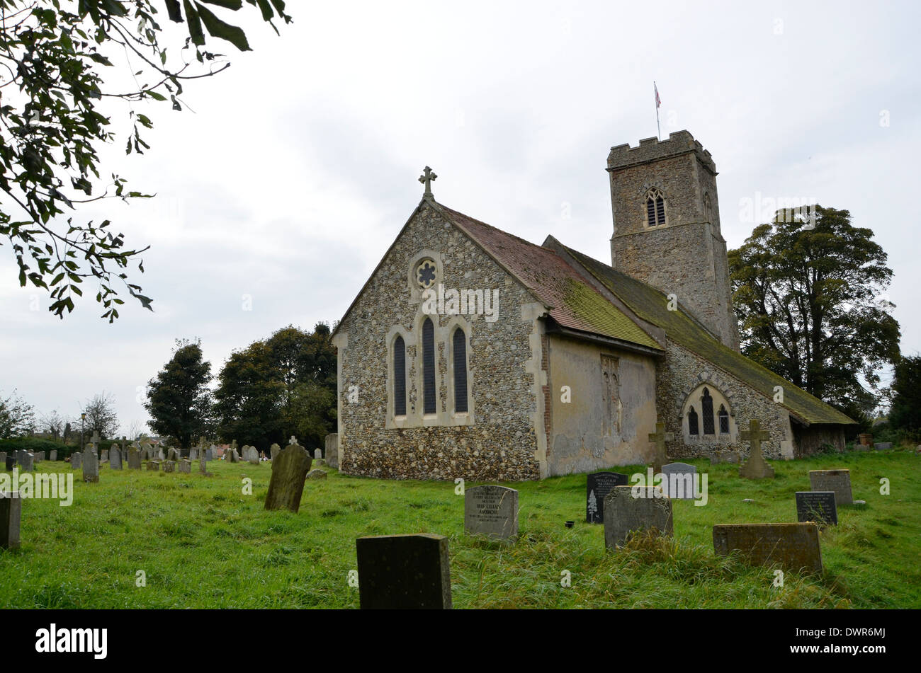 Shottisham Kirche, Shottisham, Suffolk. Stockfoto