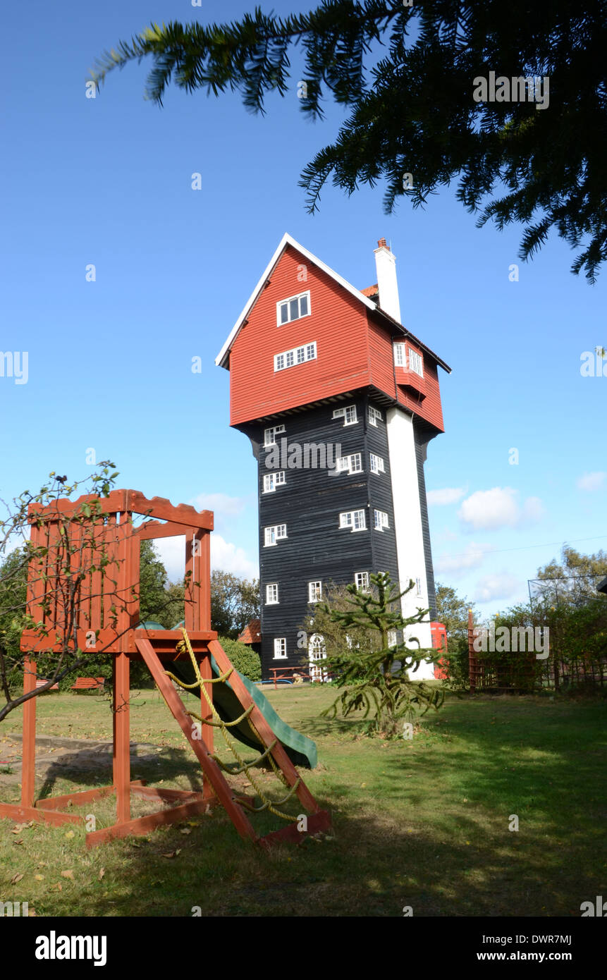 Haus in den Wolken, Thorpeness, Suffolk. Stockfoto