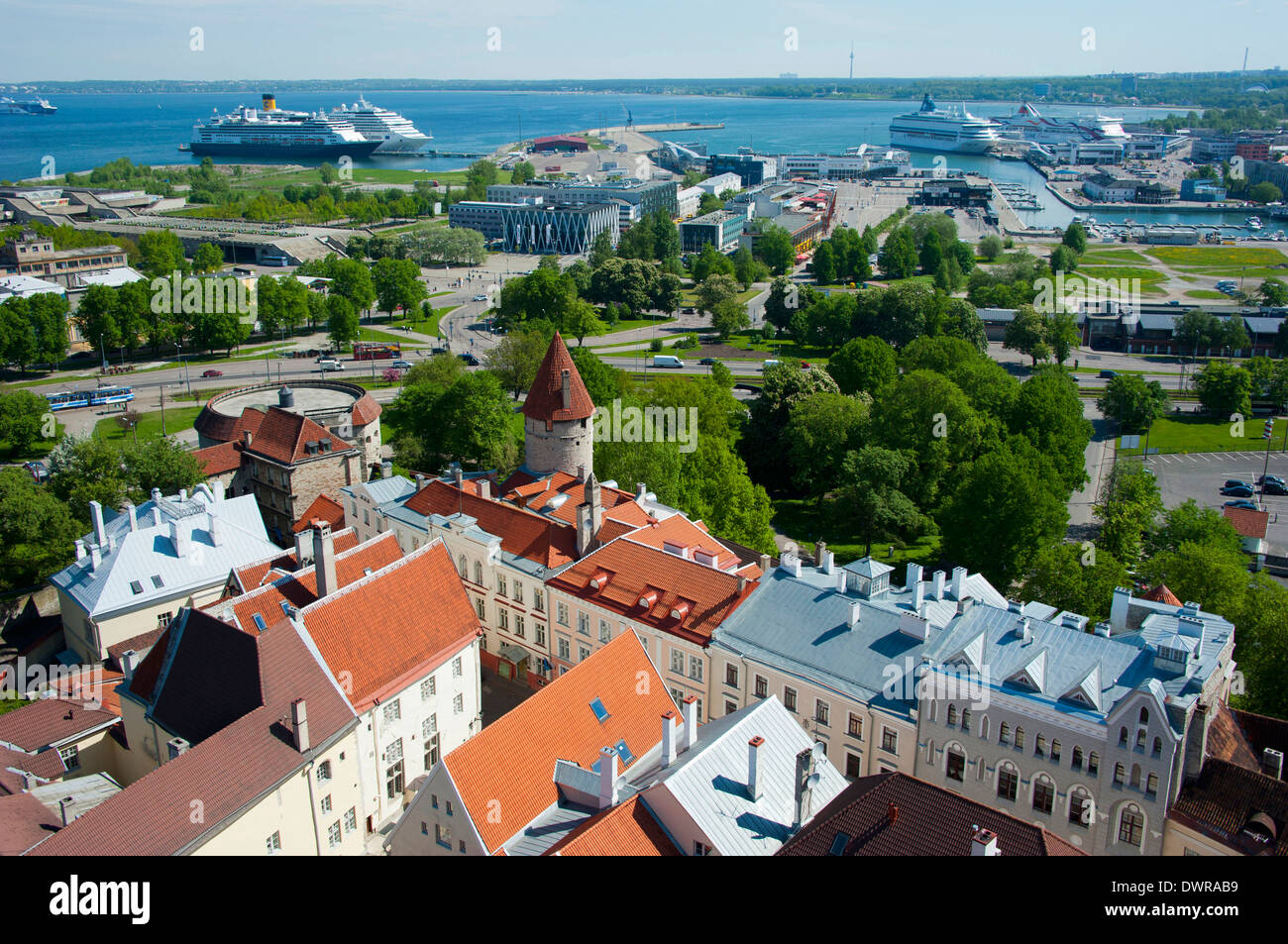 Unterstadt, Tallinn Stockfoto
