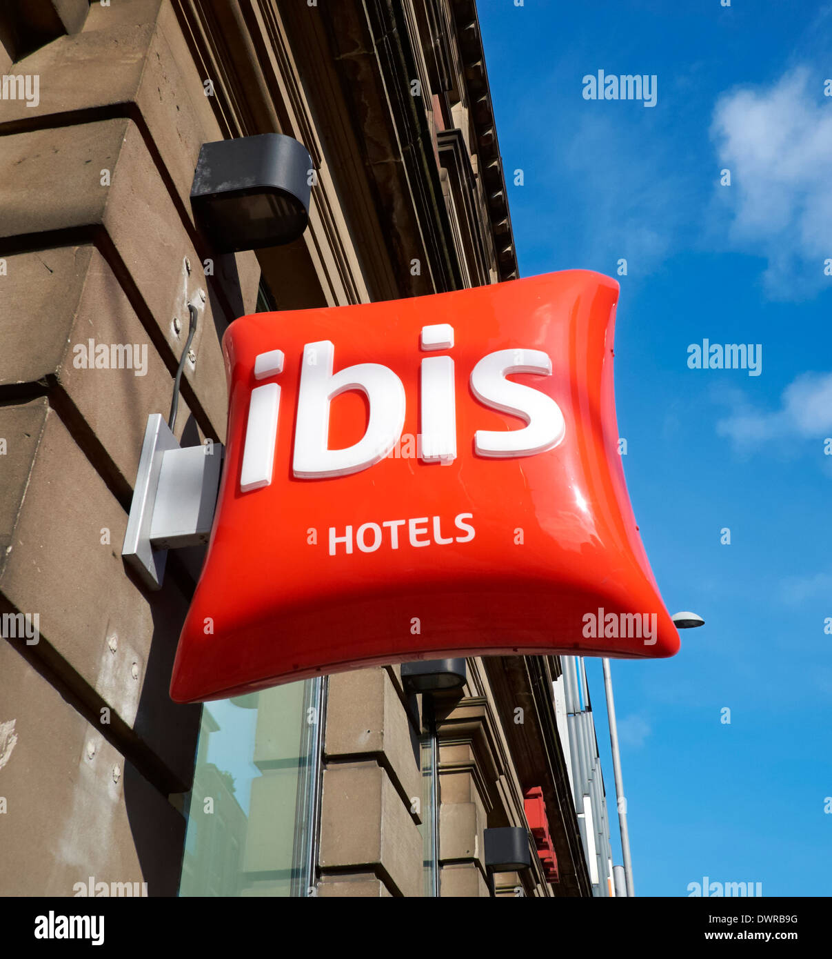 Ibis Hotel Kette Logo Zeichen Nottingham England Stockfotografie - Alamy