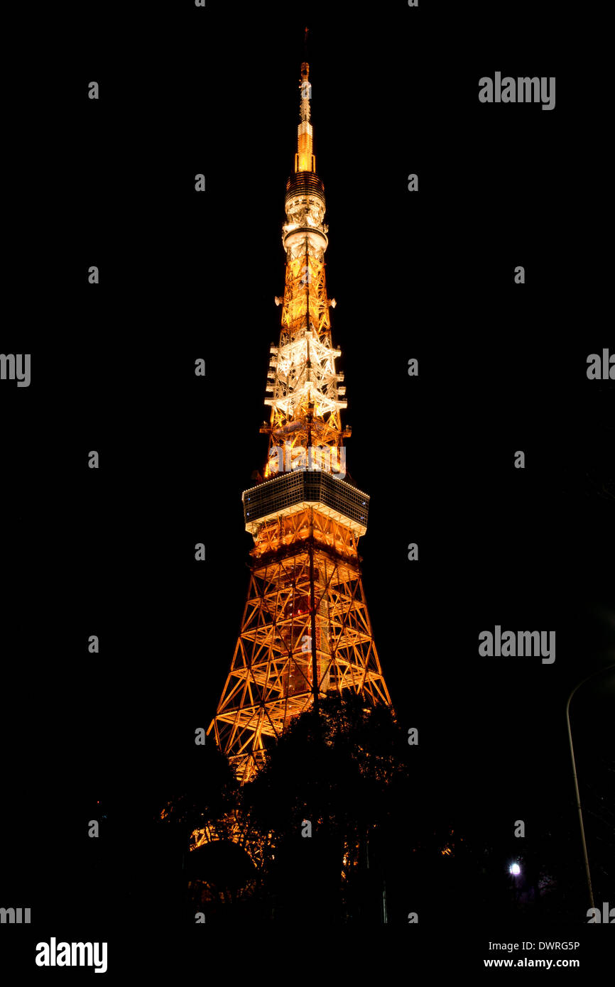 Tokyo Tower in Tokio, Japan Stockfoto