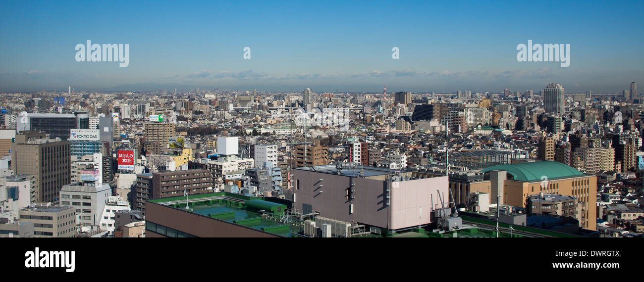 Ikebukuro Kanto Top View Stadt Tokio Stockfoto