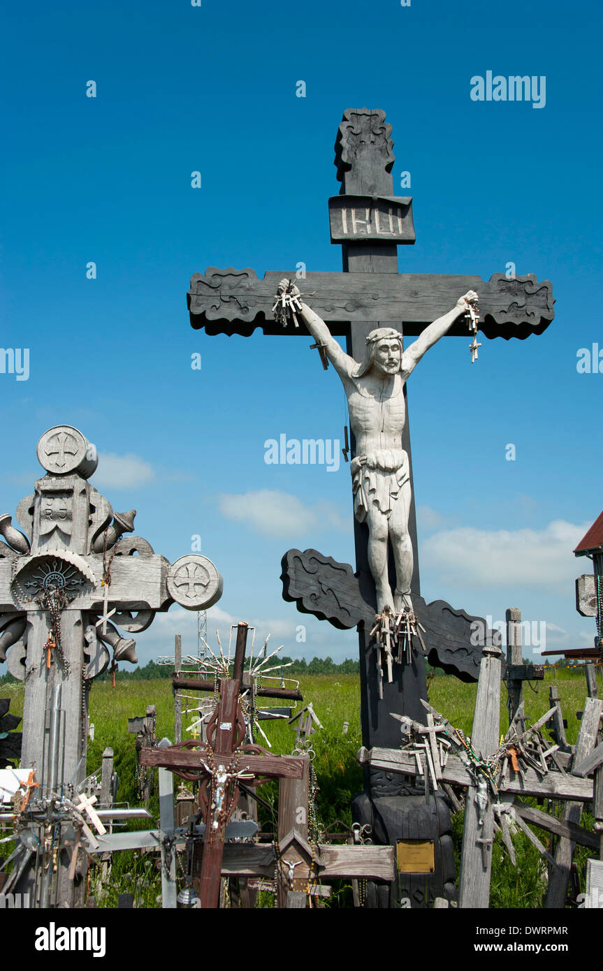 Hügel der Kreuze, Siauliai Stockfoto