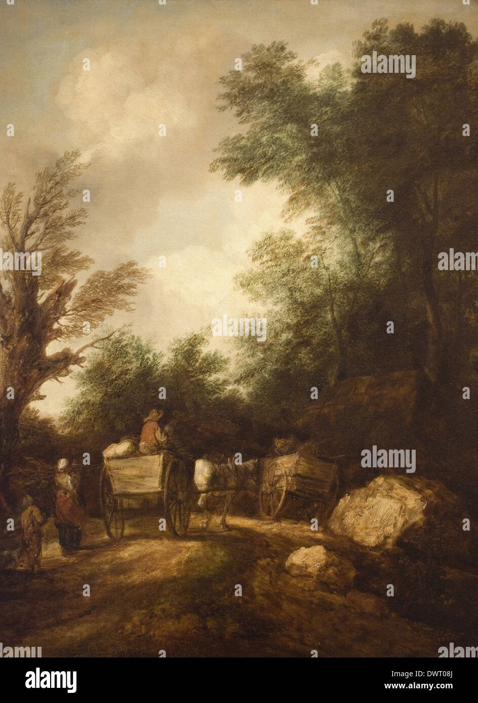 Thomas Gainsborough - Landschaft mit Land Karren Stockfoto