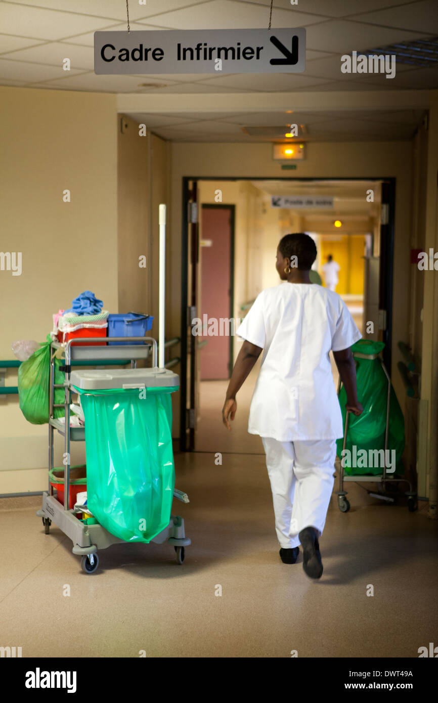 Schwesternhelferin Stockfoto