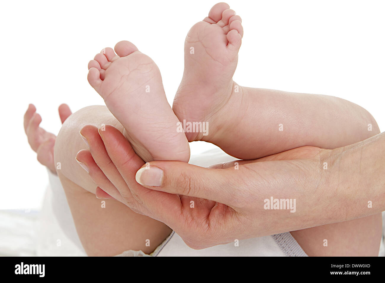 Fuß-Kleinkind Stockfoto