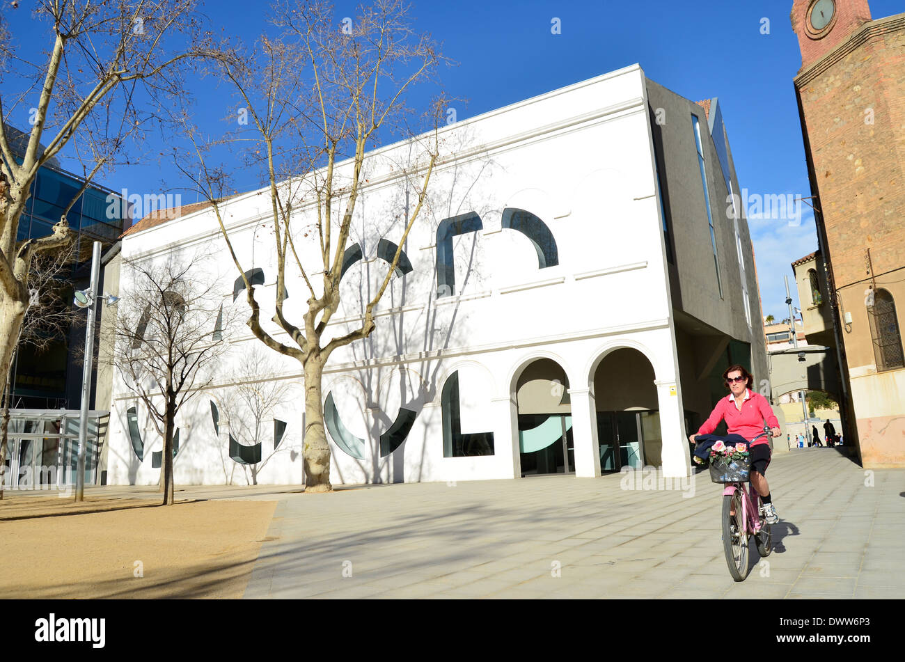 CCCB Theater. Joan Coromines Quadrat, Barcelona, Katalonien, Spanien. Stockfoto