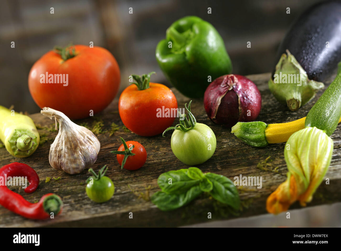 Pflanzliche Lebensmittel Stockfoto