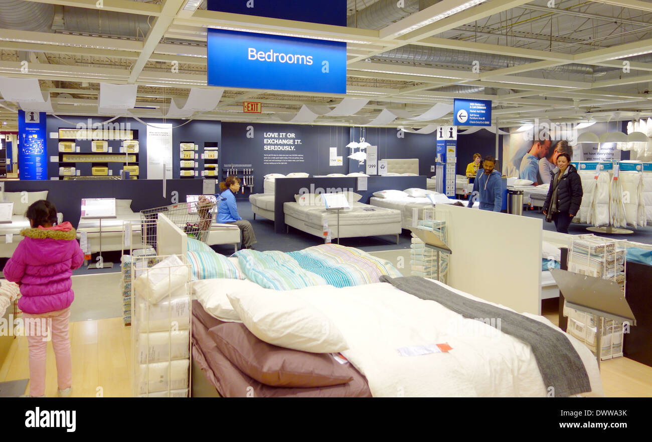 IKEA Shop Möbel Auswahl in Toronto, Kanada Stockfoto