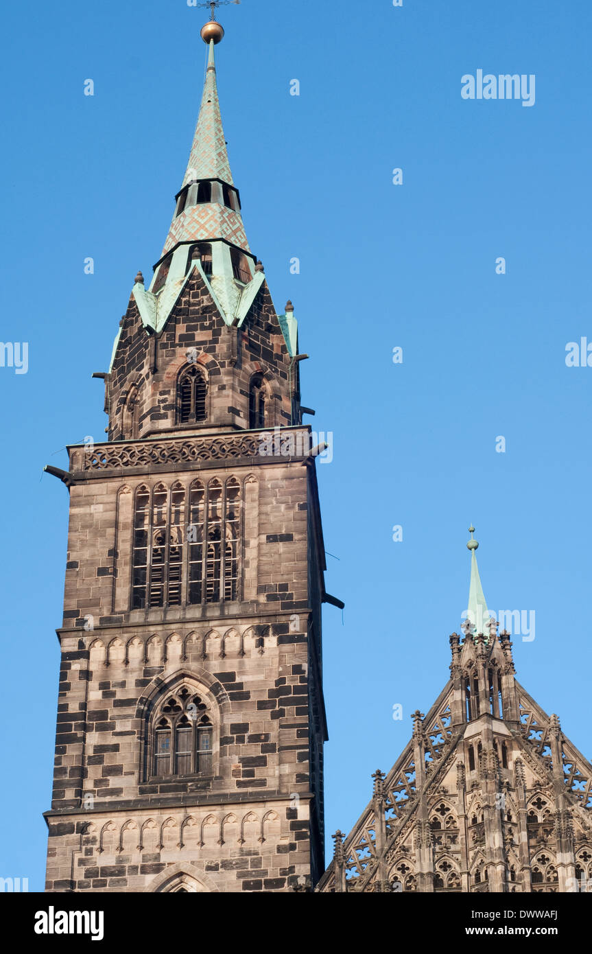 Deutschland, Bayern, Nürnberg, St. Lorenz Kirche Stockfoto