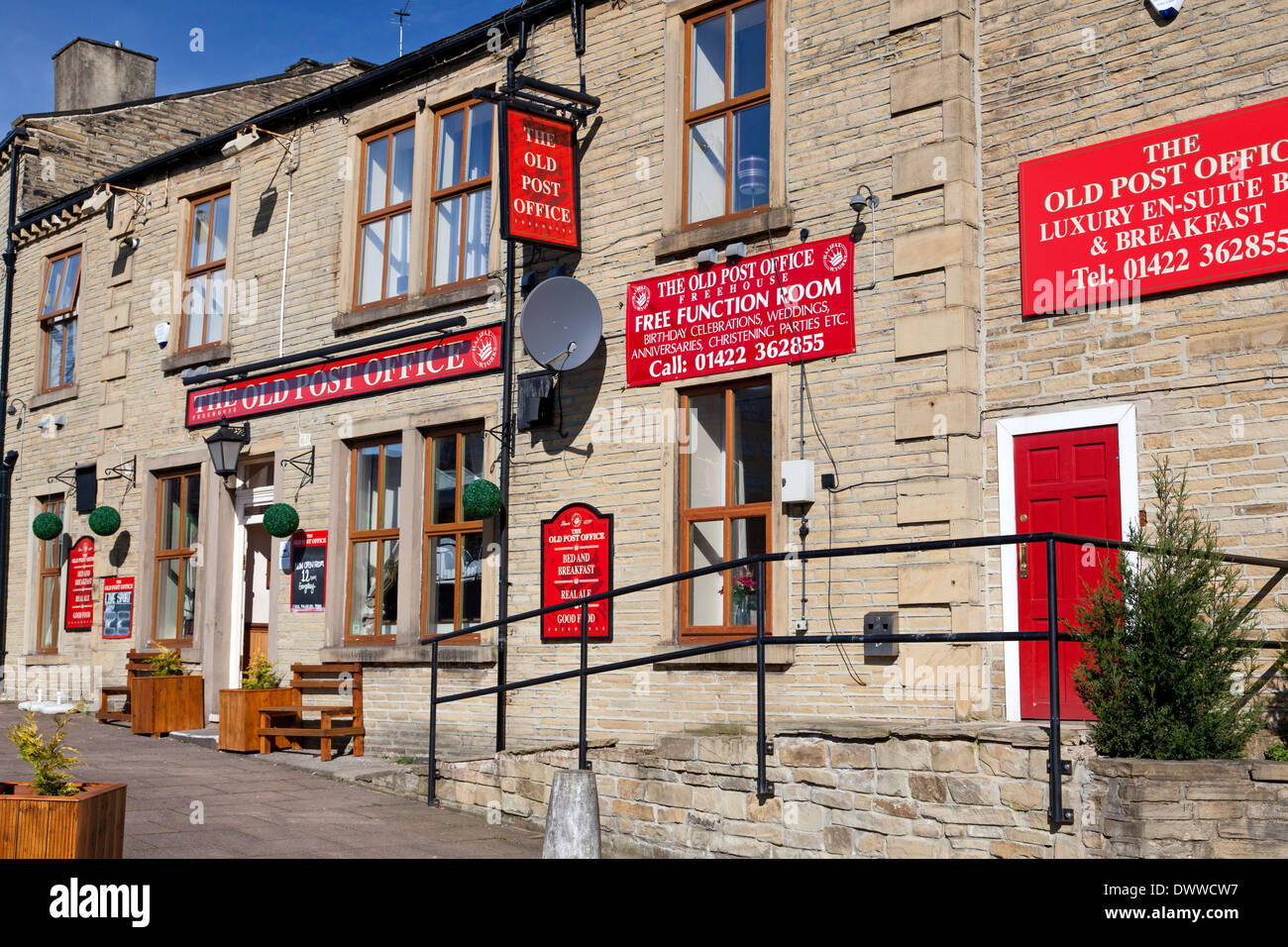 Die alte Post, jetzt umgewandelt in eine Kneipe, Halifax, West Yorkshire Stockfoto