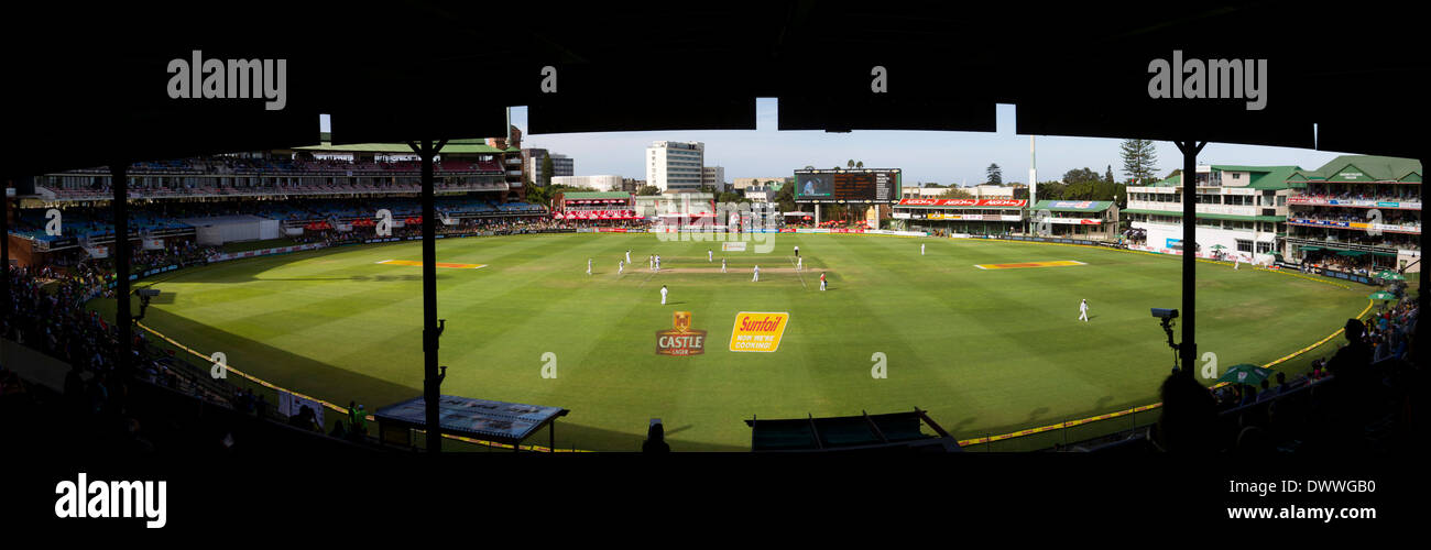 Eine allgemeine Panoramablick von St. Georges Park Cricket ground in Port Elizabeth während der 2. Test zwischen Südafrika und Stockfoto