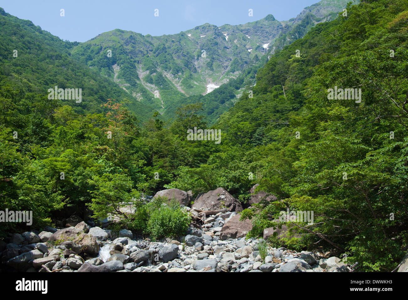 Mt Tanigawa, Präfektur Gunma, Japan Stockfoto