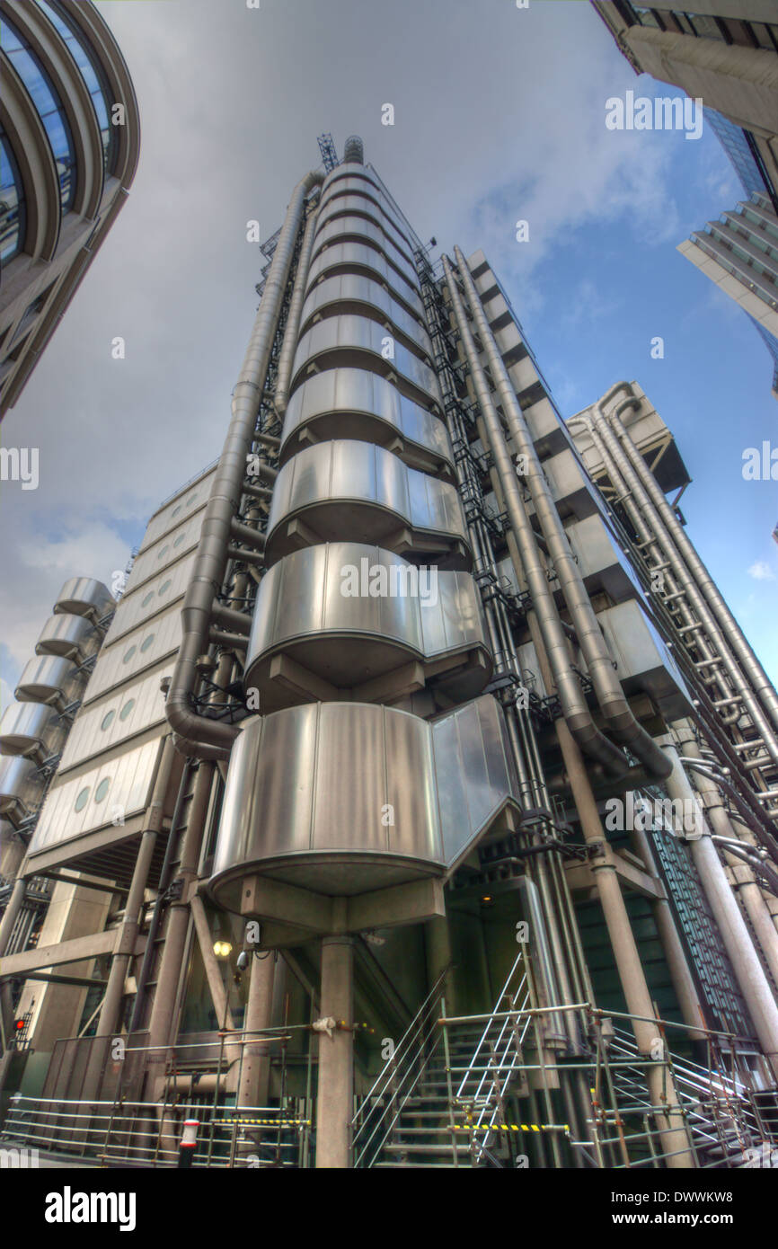 Die Lloyds Gebäude.  City of London. Stockfoto