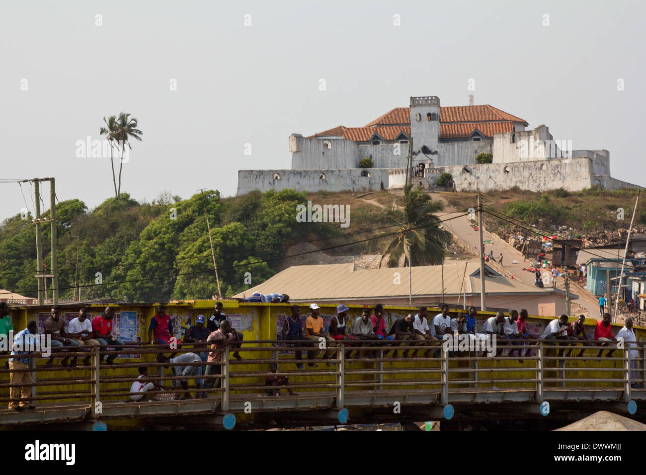 Fort St. Jago in Elmina, Ghana Stockfoto