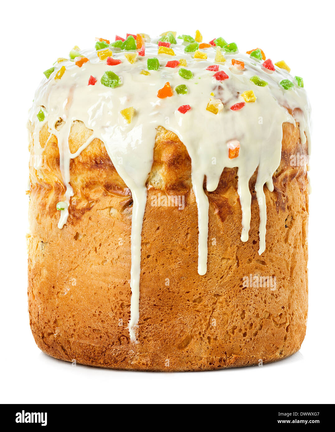 Osterkuchen isoliert Stockfoto