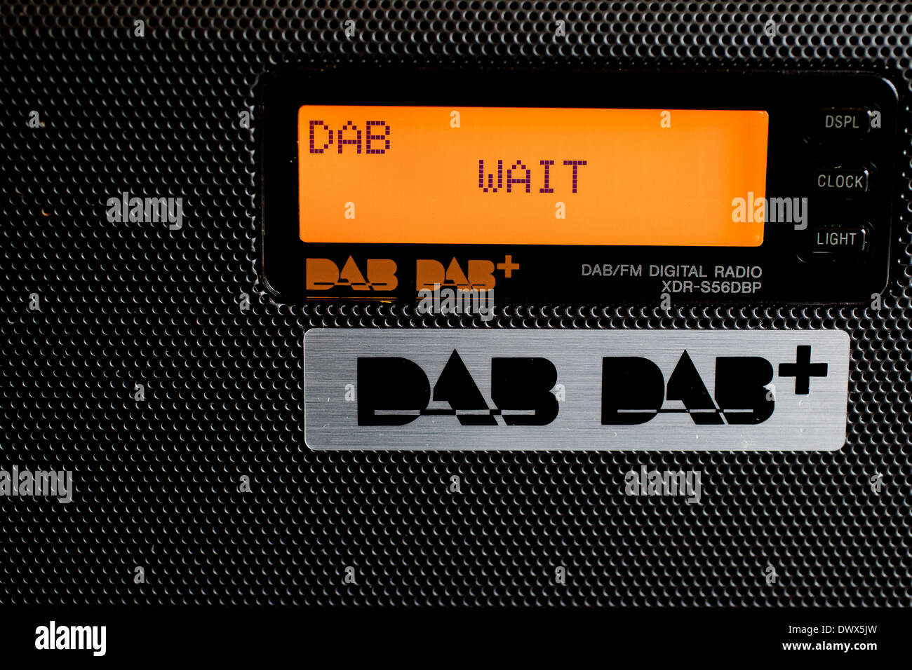 DAB-radio Stockfoto