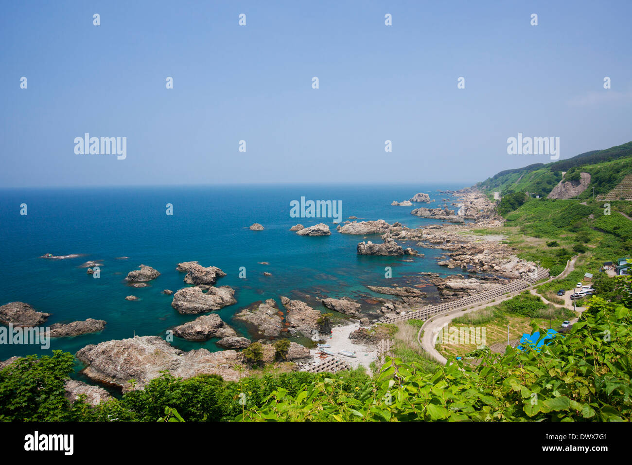 Blauen Ozean in Philippinen Stockfoto