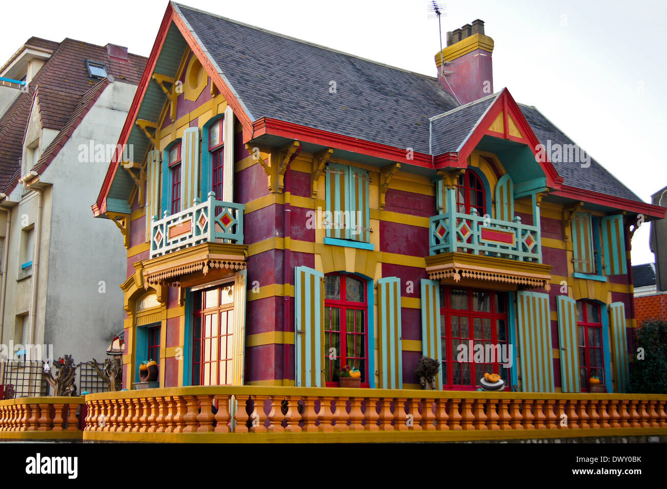 JugendstilVilla La Fregate Wimereux, Côte Opale, NordPasdeCalais