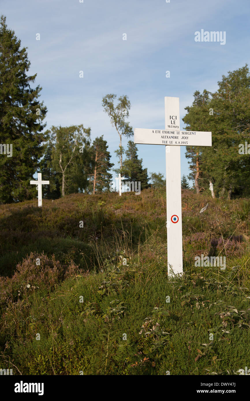 Urbeis, Frankreich, Gedenkstätte des Lingekopfes Stockfoto
