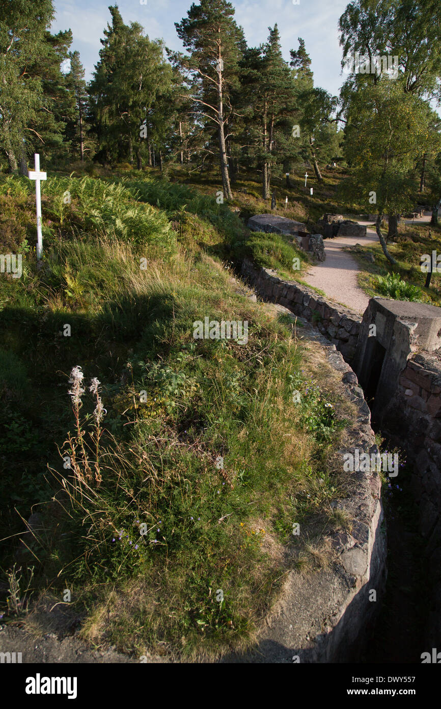 Urbeis, Frankreich, Gedenkstätte des Lingekopfes Stockfoto