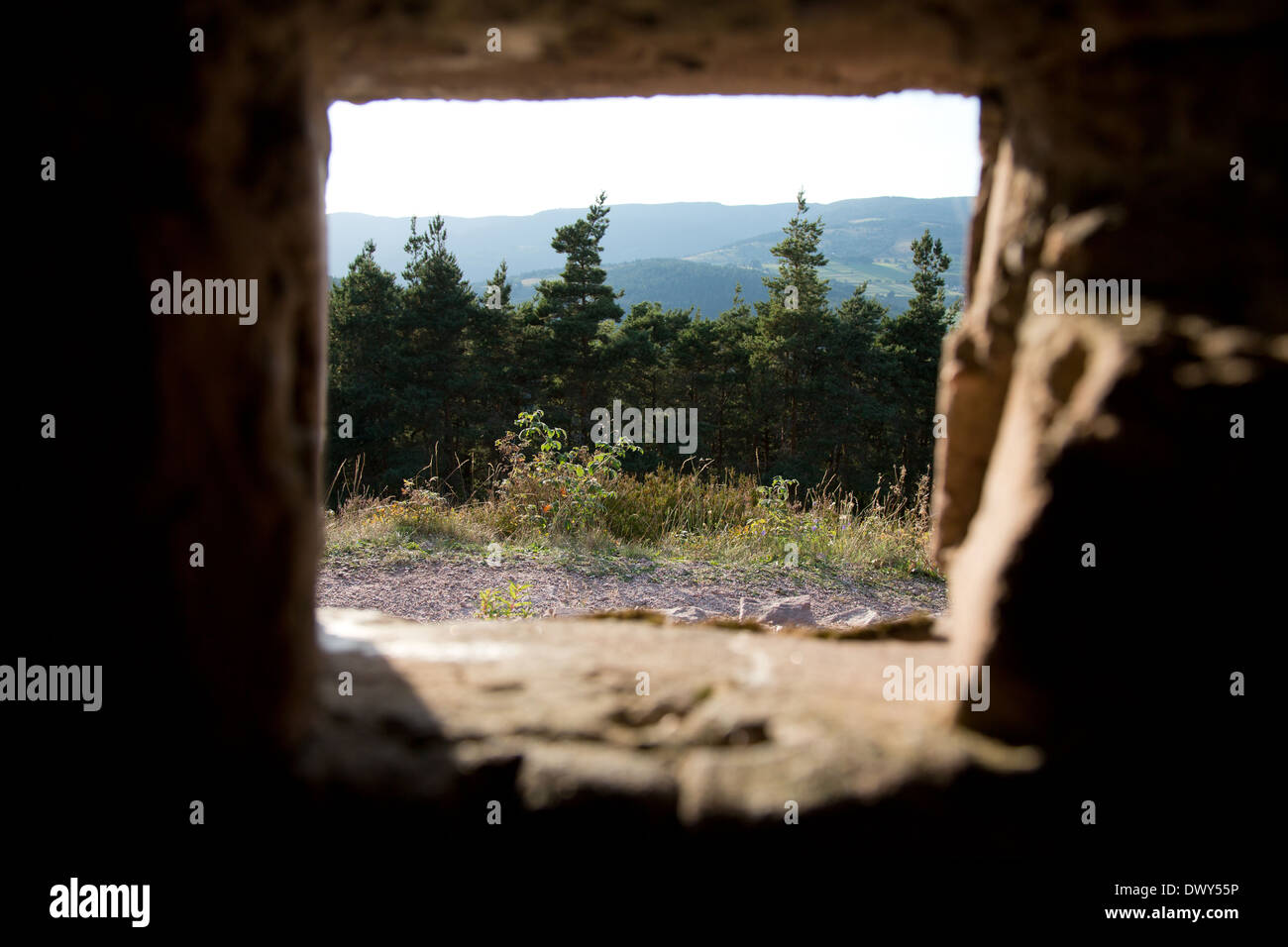Urbeis, Frankreich, Gedenkstätte des Lingekopfes Stockfoto