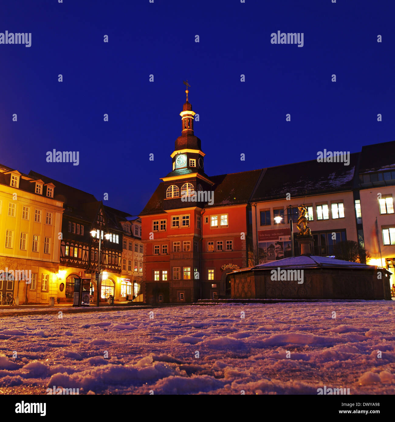 Das Rathaus (Town Hall) in Eisenach, Deutschland Stockfotografie Alamy