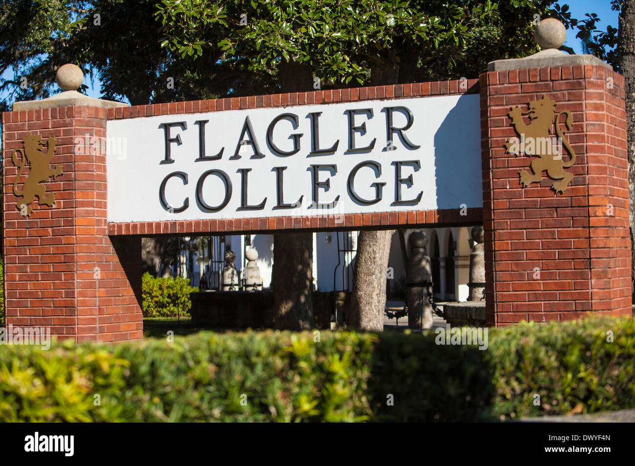 Ponce de Leon Halle des Flagler College ist abgebildet in St. Augustine, Florida Stockfoto