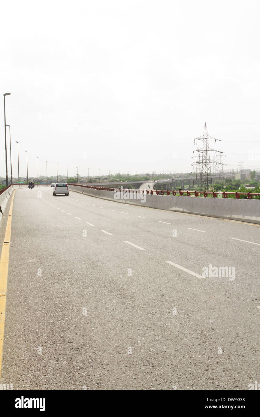 Indische Autobahn-Überführung Stockfoto