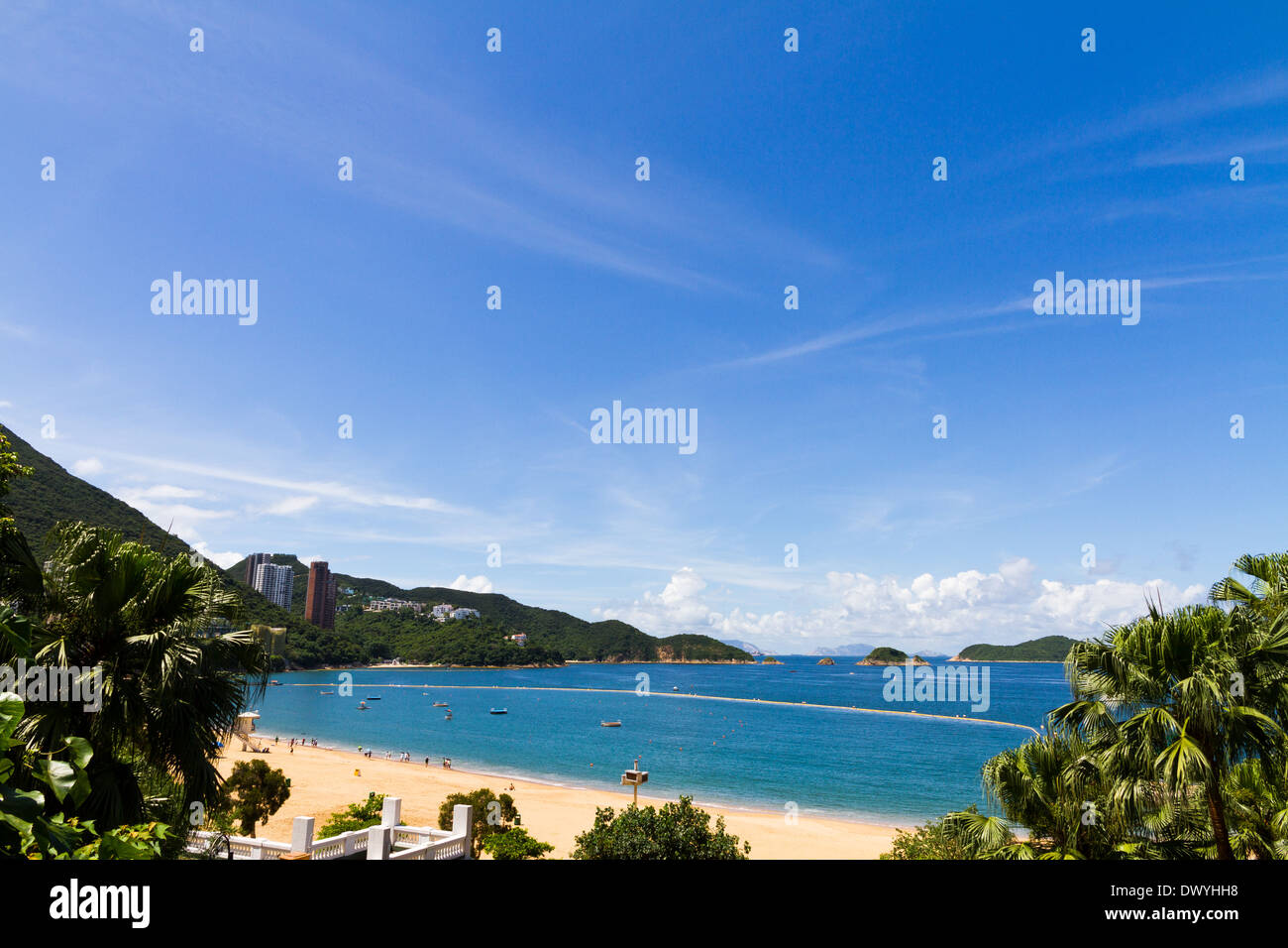 Hong Kong Repluse Bay Strand im Sommer Stockfoto