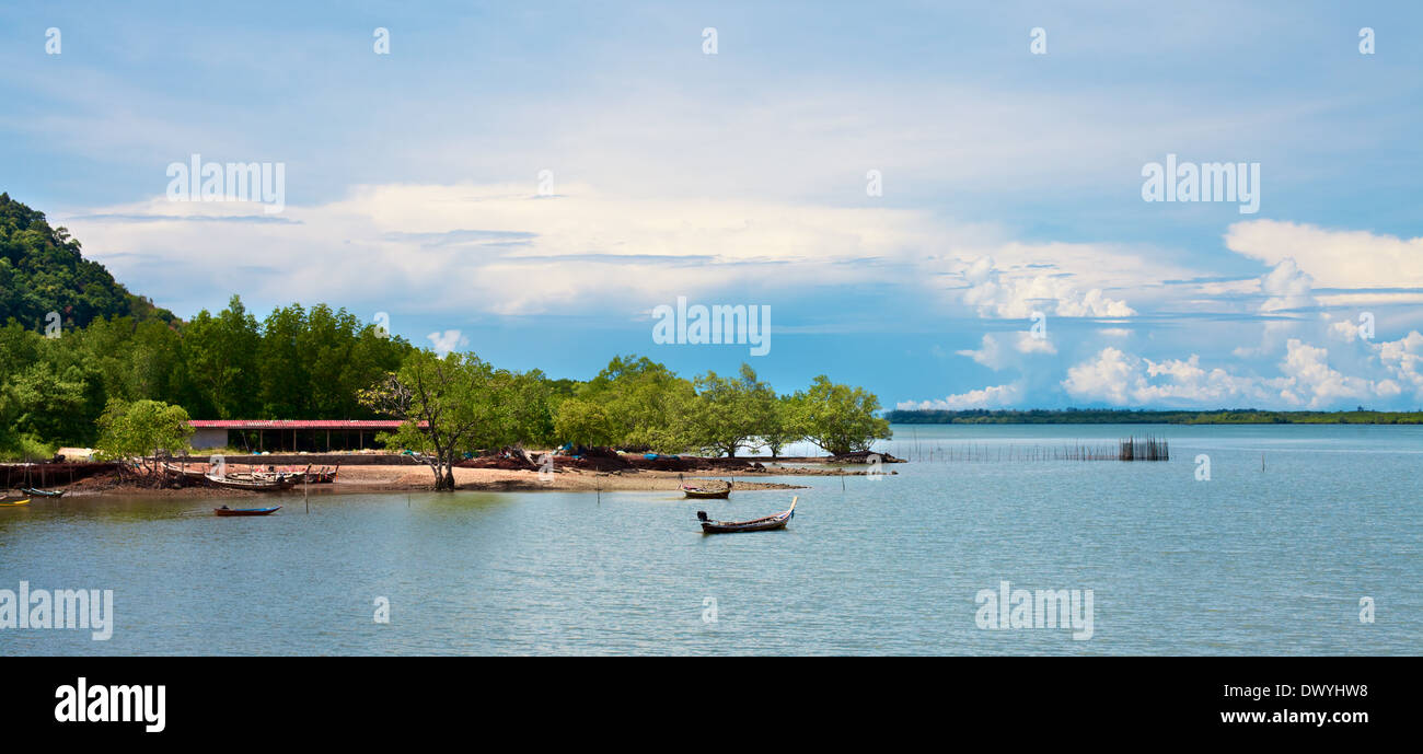 Landschaft mit Meer und Wolken, Asien, Thailand Stockfoto