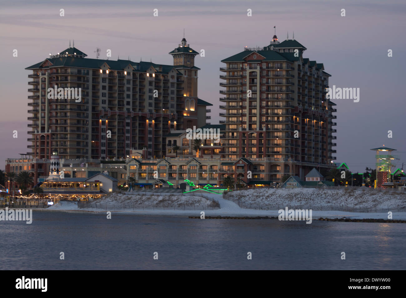 Eine Ansicht von Destin, Florida Stockfoto