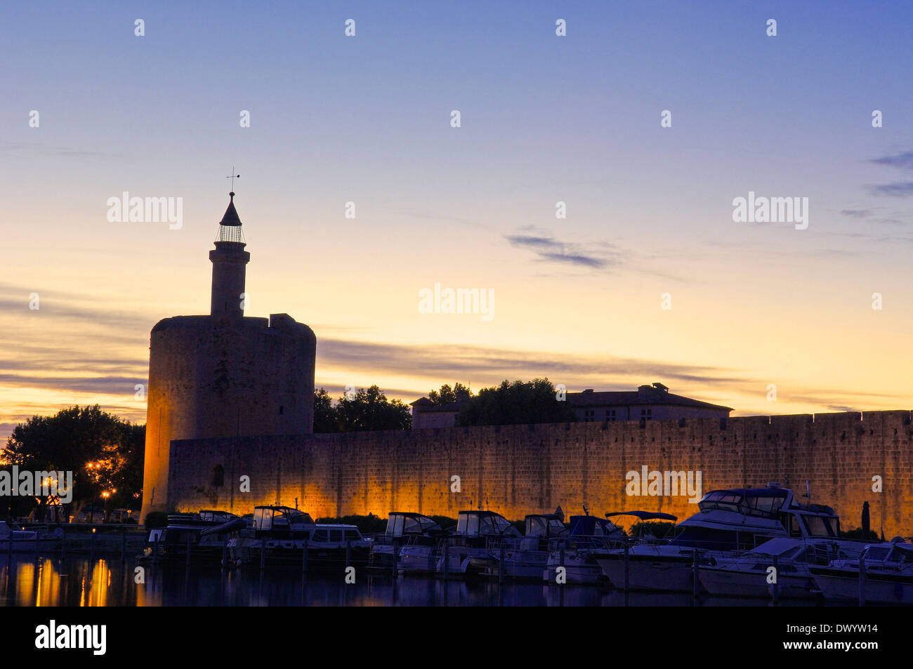 Tour de Constance in Aigues-Mortes Stockfoto