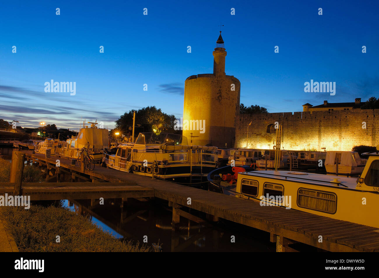 Tour de Constance in Aigues-Mortes Stockfoto