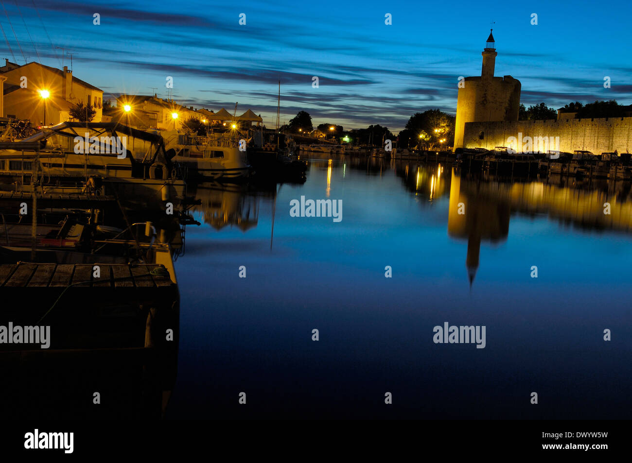 Tour de Constance in Aigues-Mortes Stockfoto