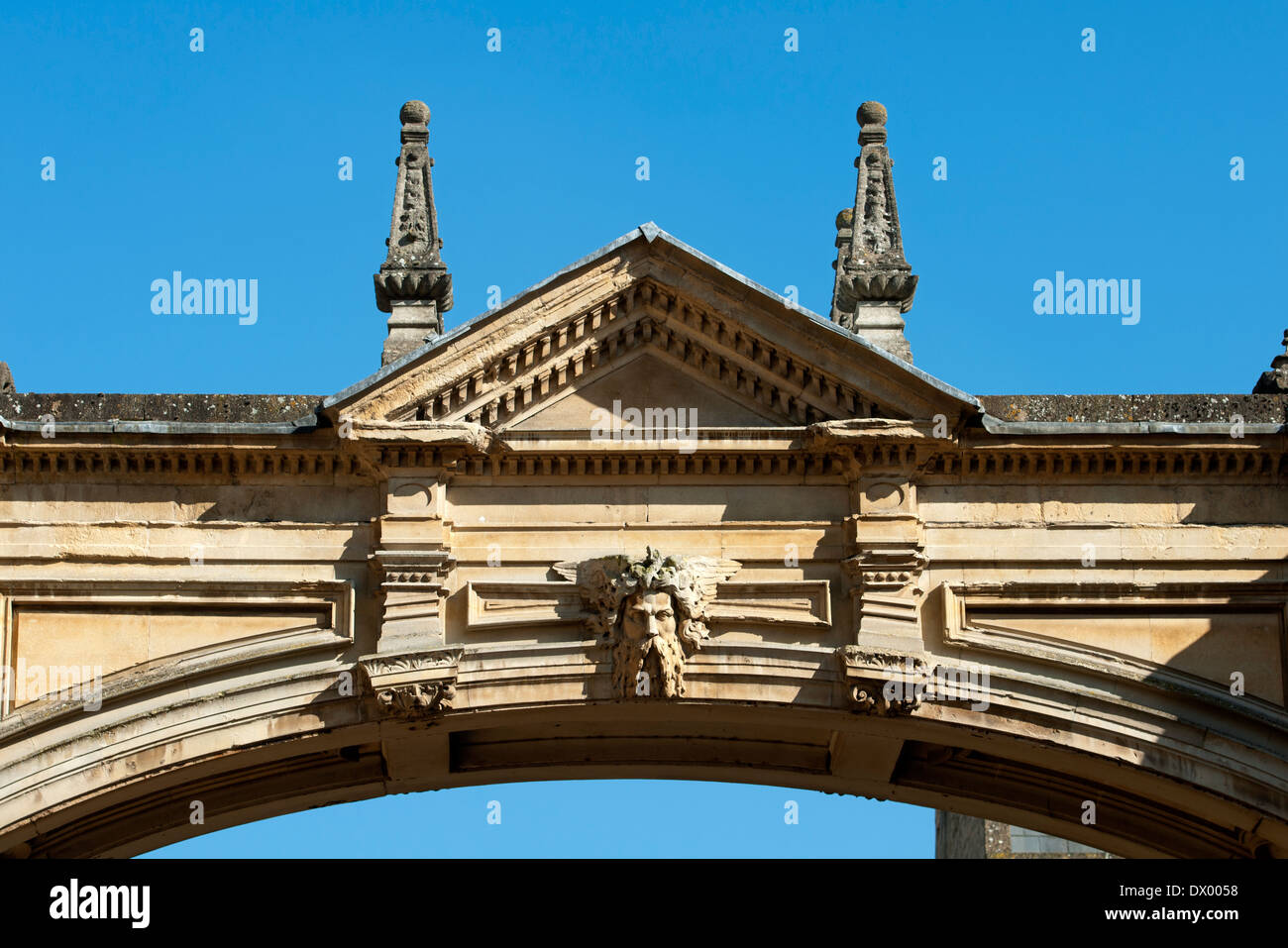 Torbogen in York Street, Bath, Somerset, England, Vereinigtes Königreich Stockfoto