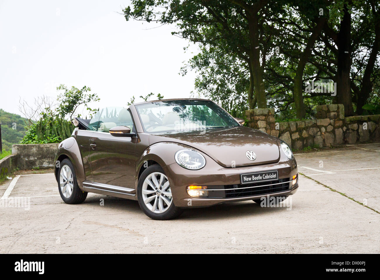 VW Käfer Cabrio Stockfoto