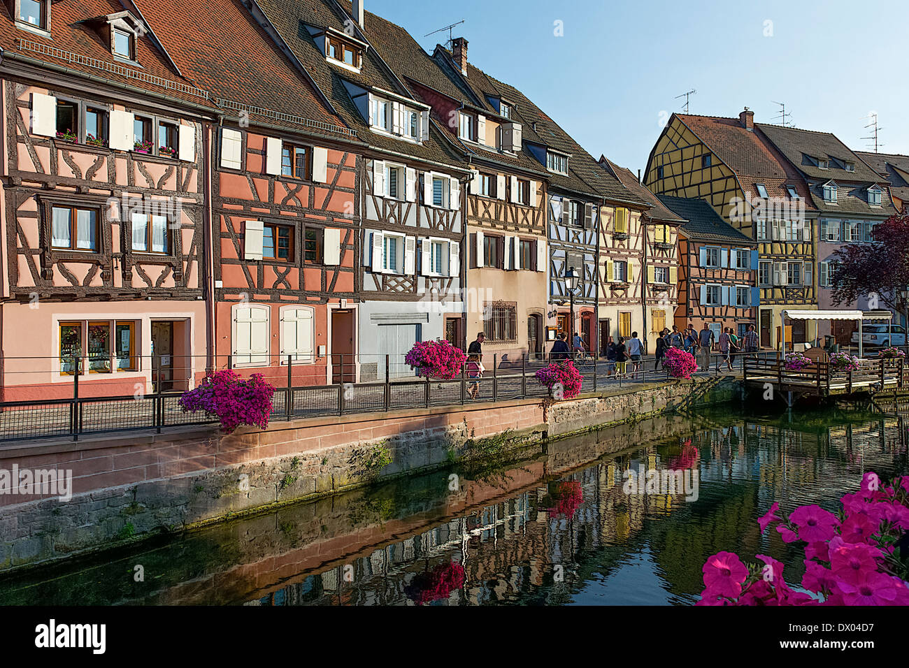 Schöne Häuser in Colmar, Frankreich Stockfoto