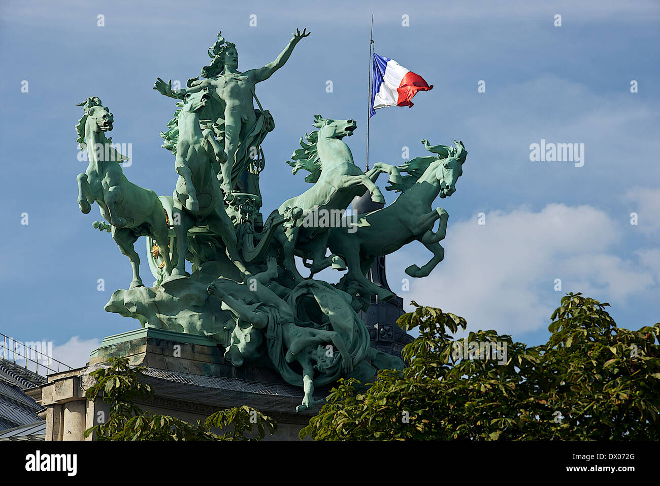 Statue im Grand Palais in Paris, Frankreich Stockfoto