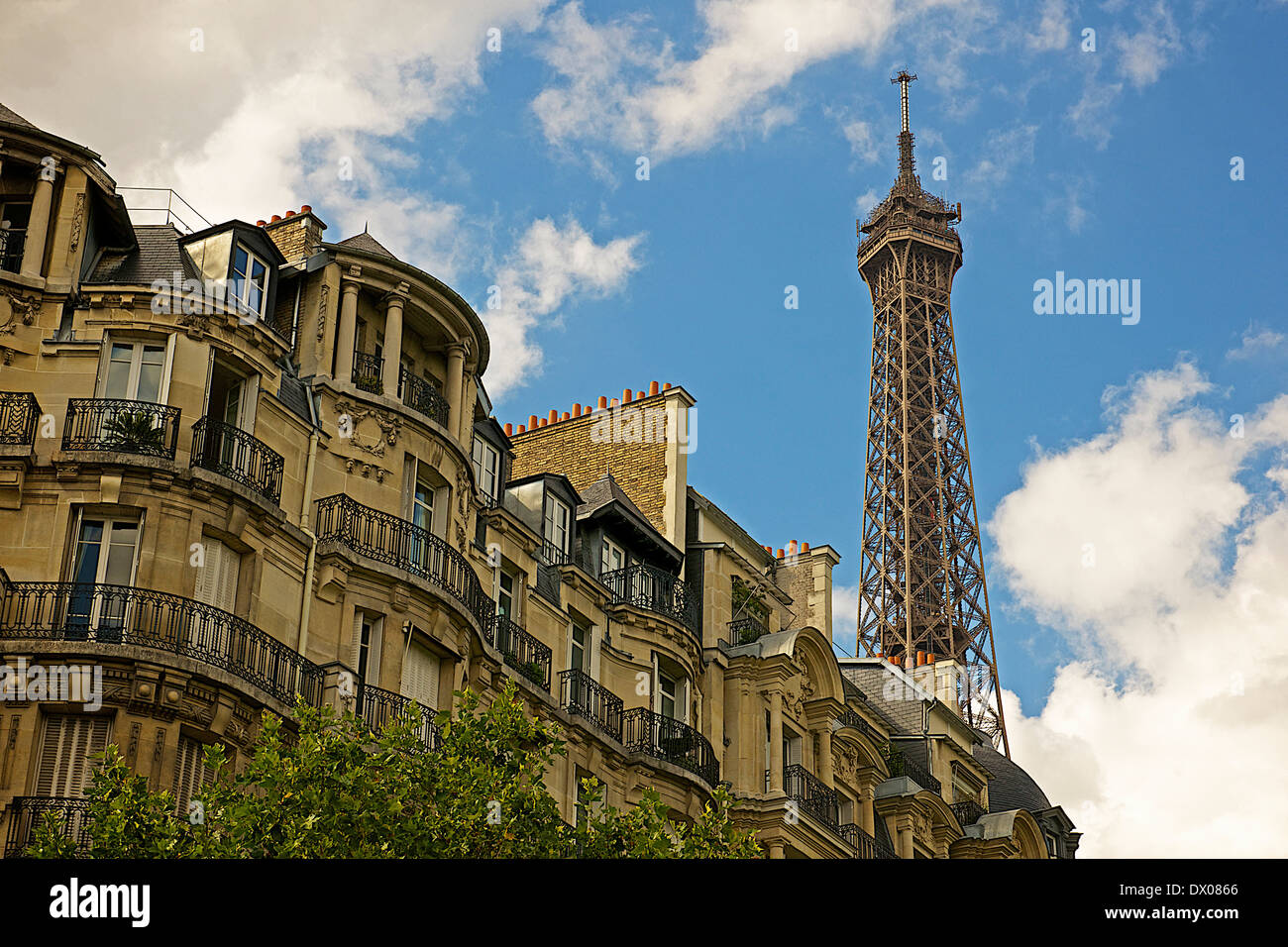 Eiffelturm in Paris, Frankreich Stockfoto