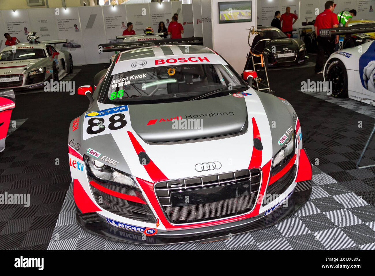 Audi LMS Cup 2013 Grube Werkstatt Stockfoto