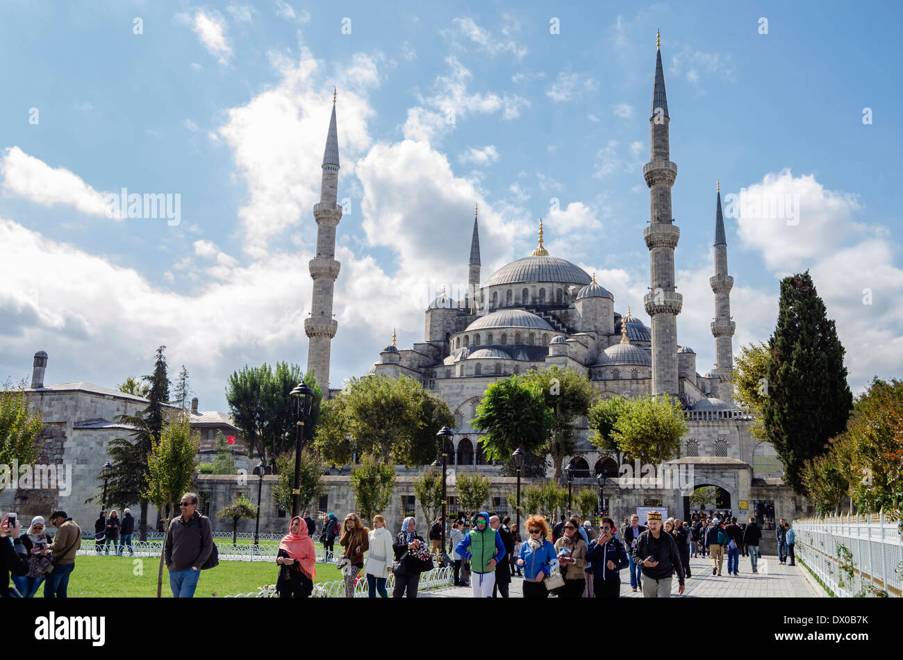 Blaue Moschee in Istanbul, Türkei Stockfoto