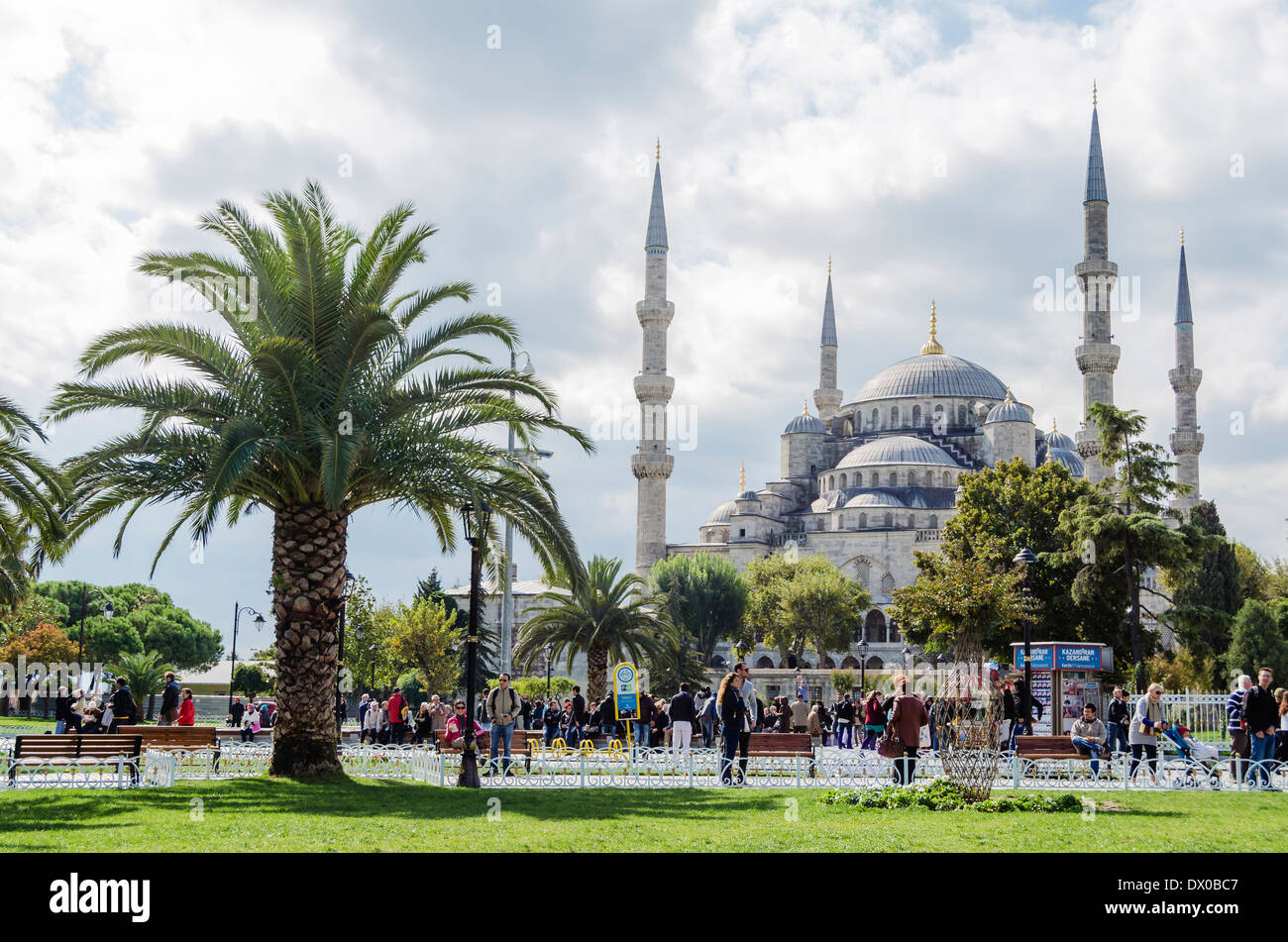 Blaue Moschee in Istanbul, Türkei Stockfoto