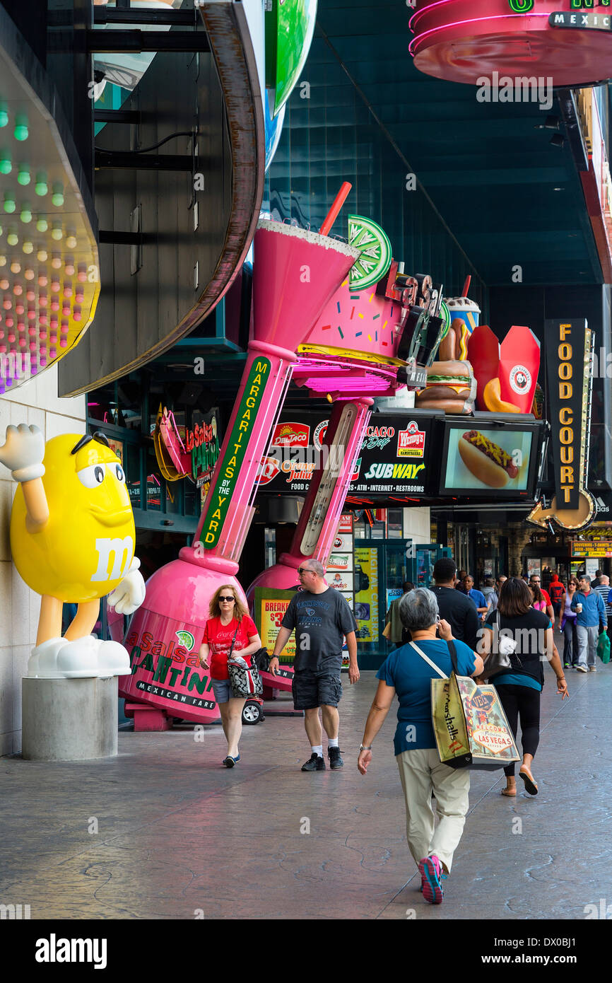 Las Vegas, Einkaufen auf dem Strip Stockfoto