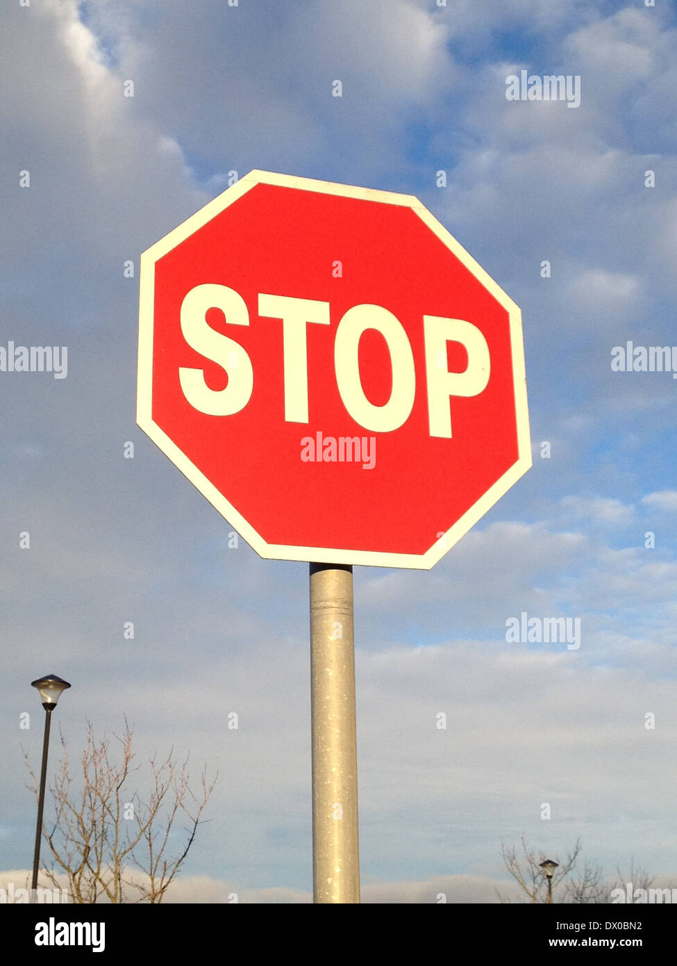 Stop-Schild Stockfoto