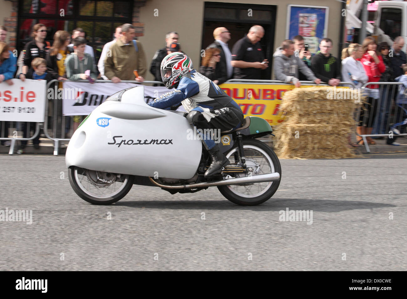 Klassische Motorradrennen Stockfoto