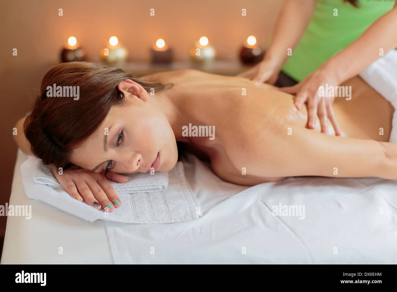 Massage Stockfoto
