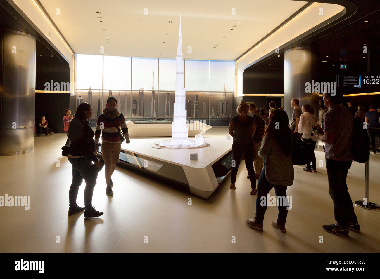 Burj Khalifa Interior Stockfotos Burj Khalifa Interior